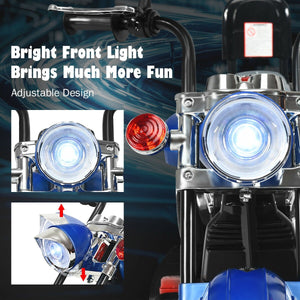 6V 3 Wheel Kids Motorcycle-Blue view 8