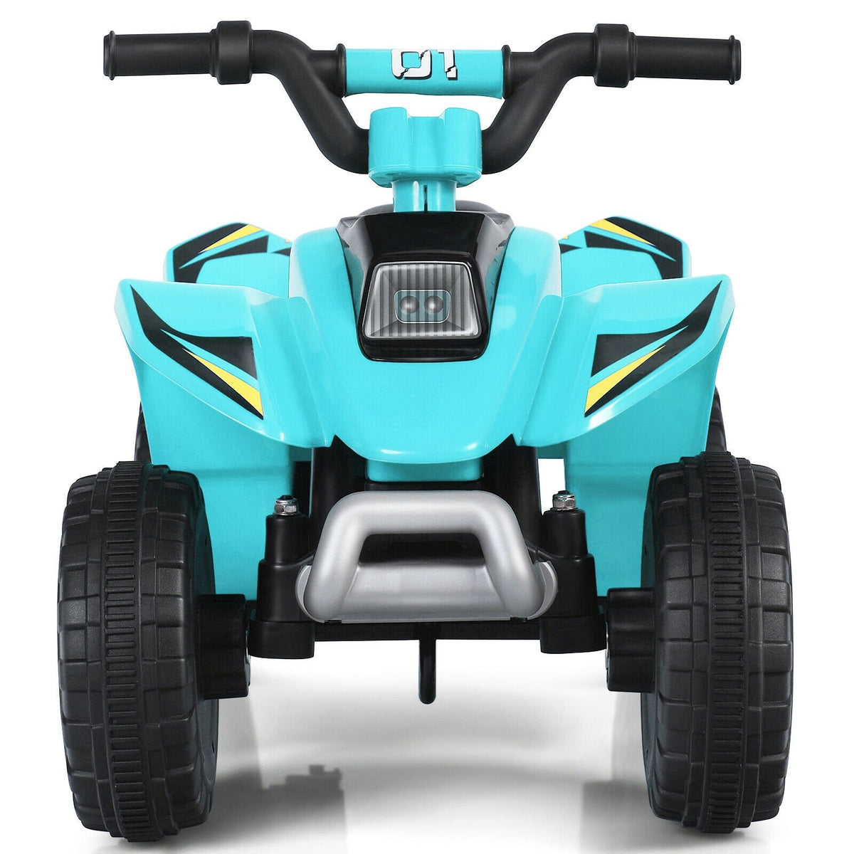 6V Kids Electric ATV 4 Wheels Ride-On Toy -Blue view 4