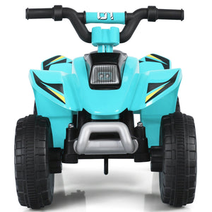 6V Kids Electric ATV 4 Wheels Ride-On Toy -Blue view 4