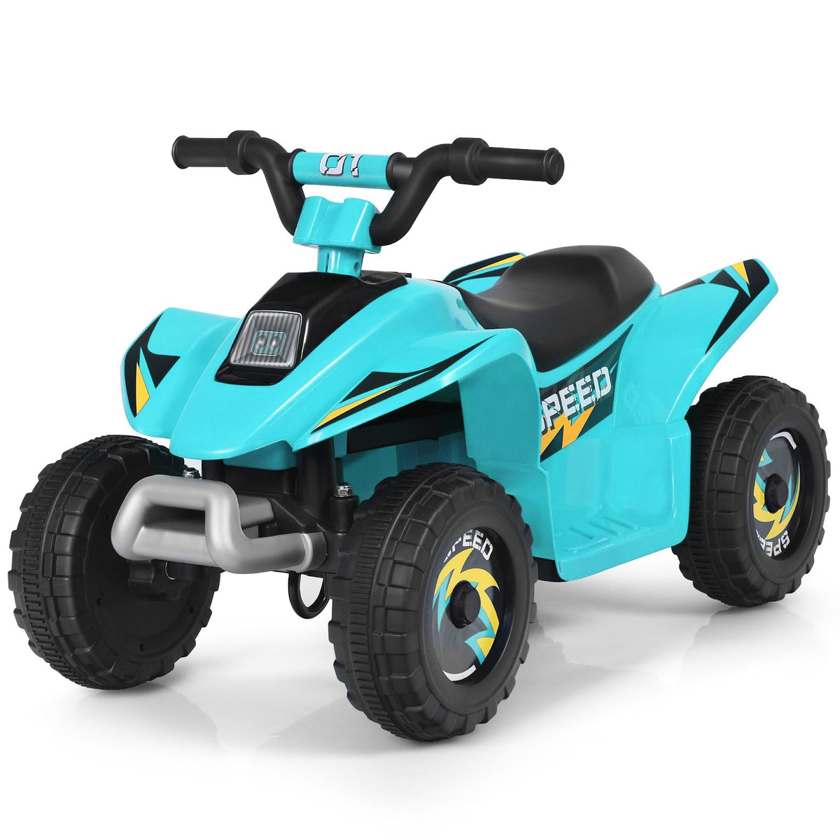 6V Kids Electric ATV 4 Wheels Ride-On Toy -Blue view 6