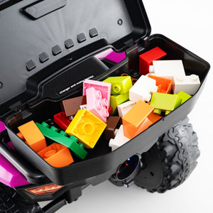 6V Kids Ride On ATV with Spray Function and Storage Box with Music-Pink view 3