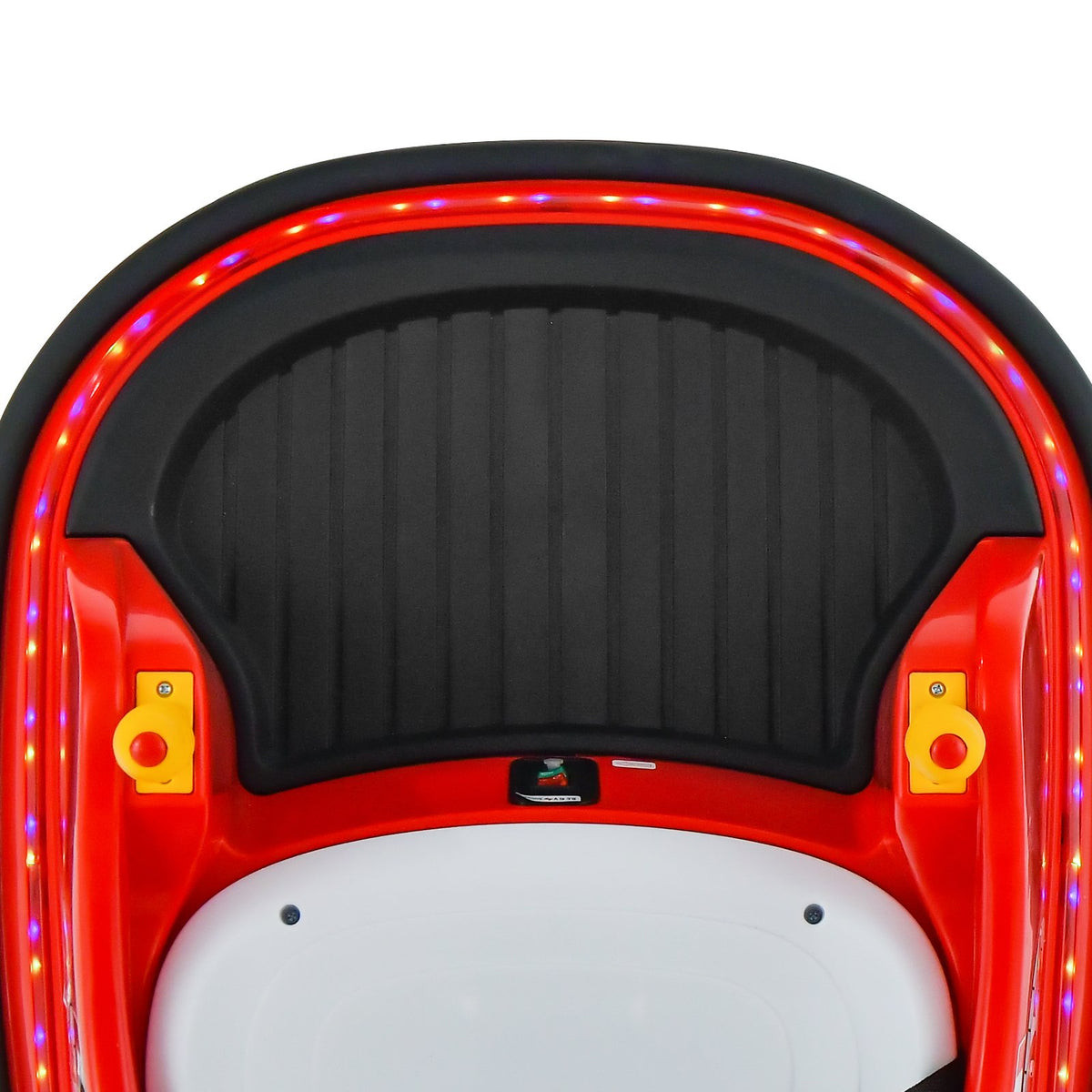 12V Electric Kids Ride On Bumper Car with Flashing Lights for Toddlers-Red view 7