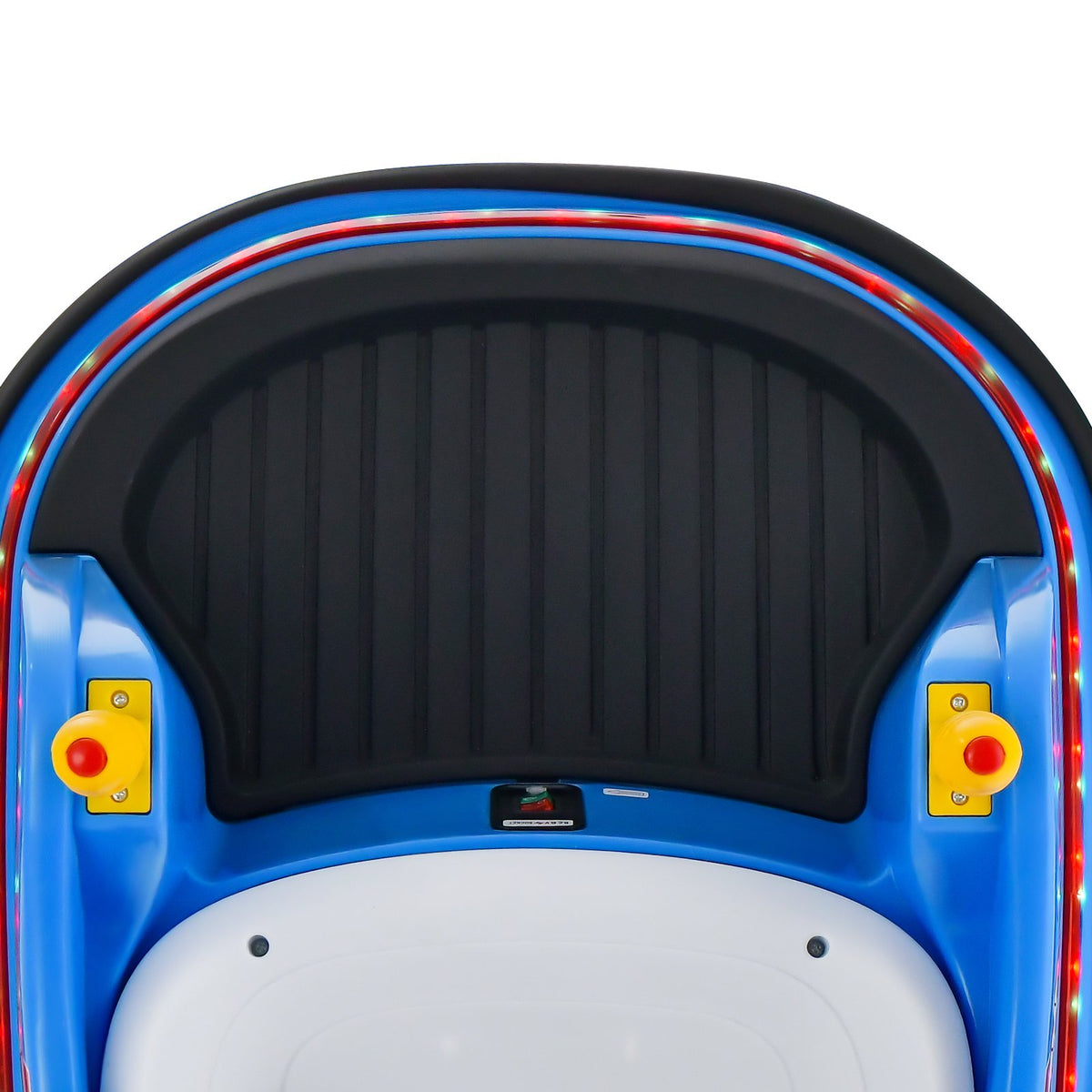 12V Electric Kids Ride On Bumper Car with Flashing Lights for Toddlers-Blue view 7