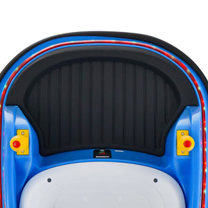 12V Electric Kids Ride On Bumper Car with Flashing Lights for Toddlers-Blue view 7