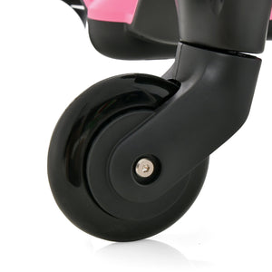 6V Kids Ride on Drift Car with 360° Spin and 2 Adjustable Heights-Pink view 7