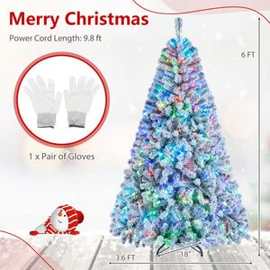 7.5/6 FT Smart Pencil Christmas Tree with APP Remote & RGB Lights and Music Sync-6FT view 5