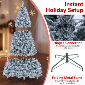 7.5/6 FT Smart Pencil Christmas Tree with APP Remote & RGB Lights and Music Sync-6FT view 9