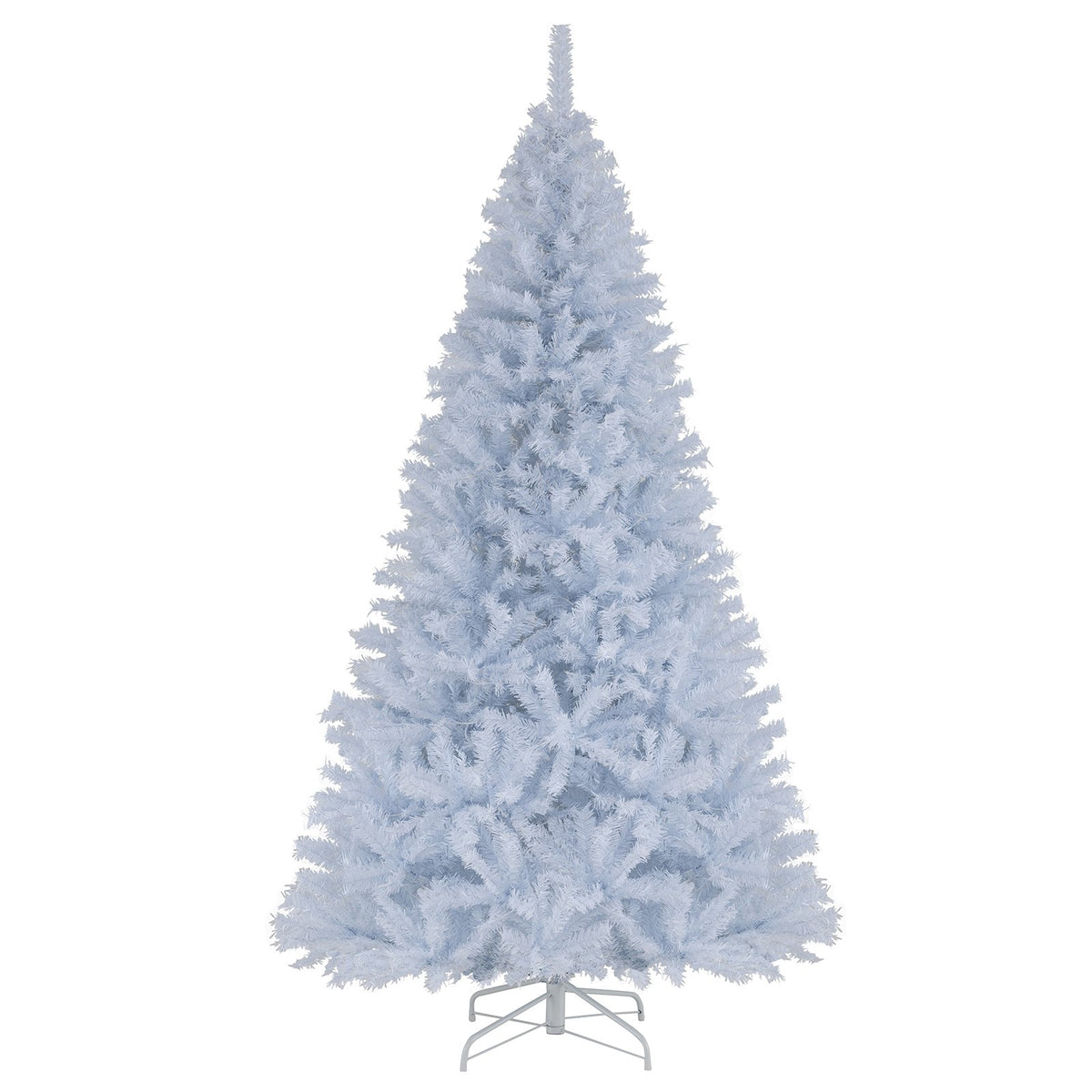 7 Feet Artificial Christmas Tree Hinged Pre-Lit Xmas Tree with 11 Lighting Modes view 4