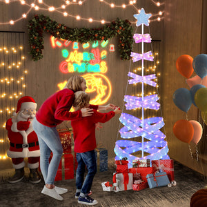 7 Feet Outdoor Spiral Christmas Tree for Party, Xmas New Year Decoration view 3