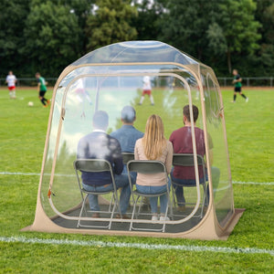 7 x 7 FT Pop Up Sports Tent Clear Bubble Tent All-Weather Waterproof Pod with Sealed Floor view 2