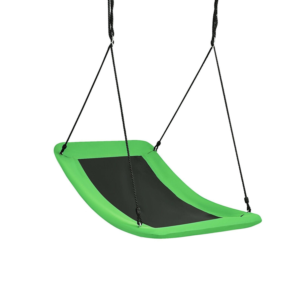 700lb Giant 60 Inch Platform Tree Swing for Kids and Adults-Green