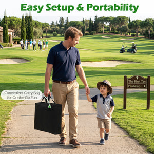 71 x 71 Inches Golf Chipping Game Set for Indoor and Outdoor Practice view 8