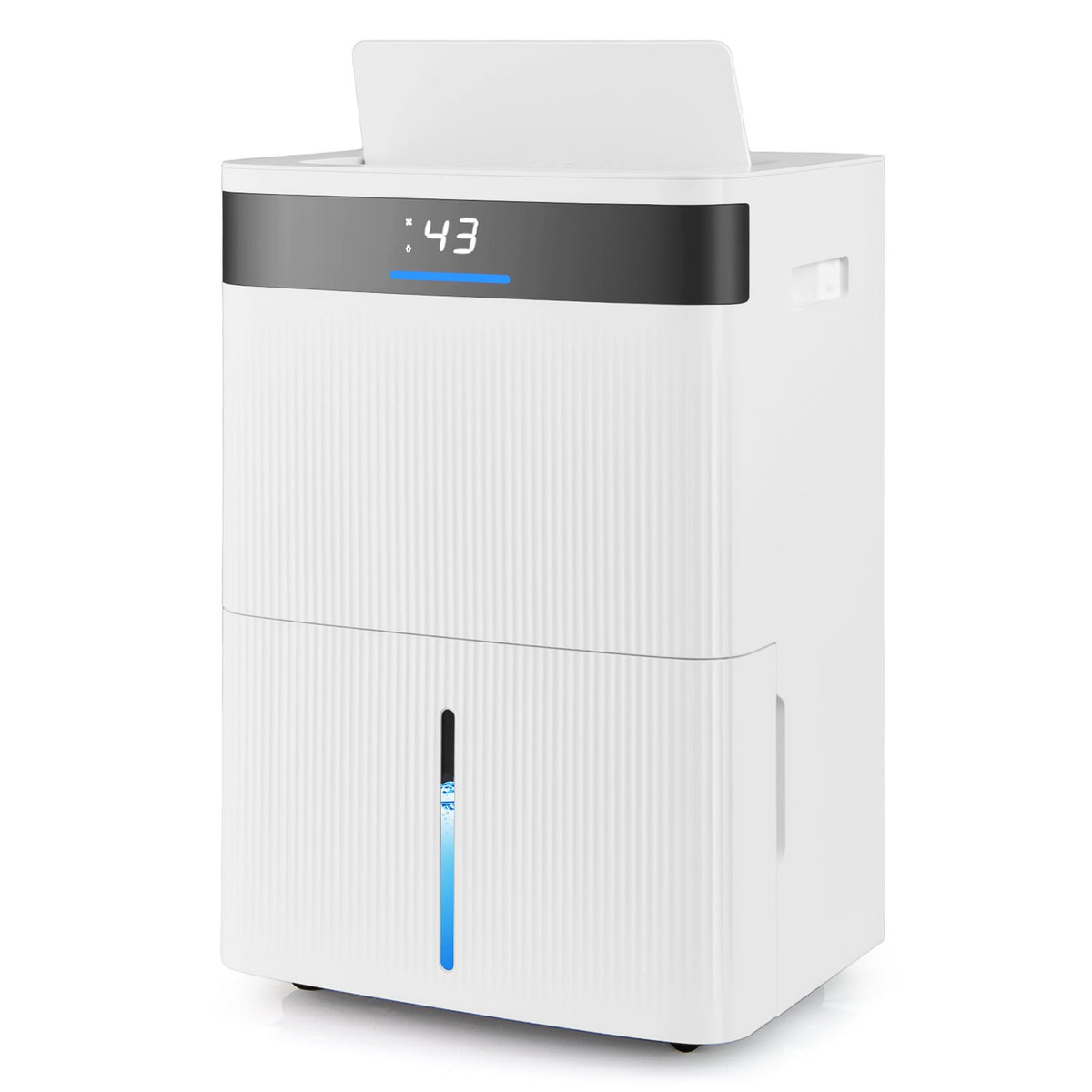 74 Pints Dehumidifier for Home 4500 Sq.Ft Dehumidifier-White view 2
