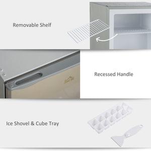 1.1 Cu. Ft. Mini Freezer, Compact Upright Freezer with Reversible Door, Removable Shelf – view 13