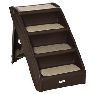 4-Level Portable Dog Stairs, Foldable Dog Steps for Small Dogs, Lightweight Cat Steps – view 8