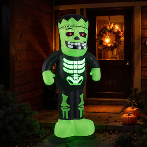 8.4 Feet Tall Halloween Inflatable Decoration Blow up Frankenstein Decoration view 3