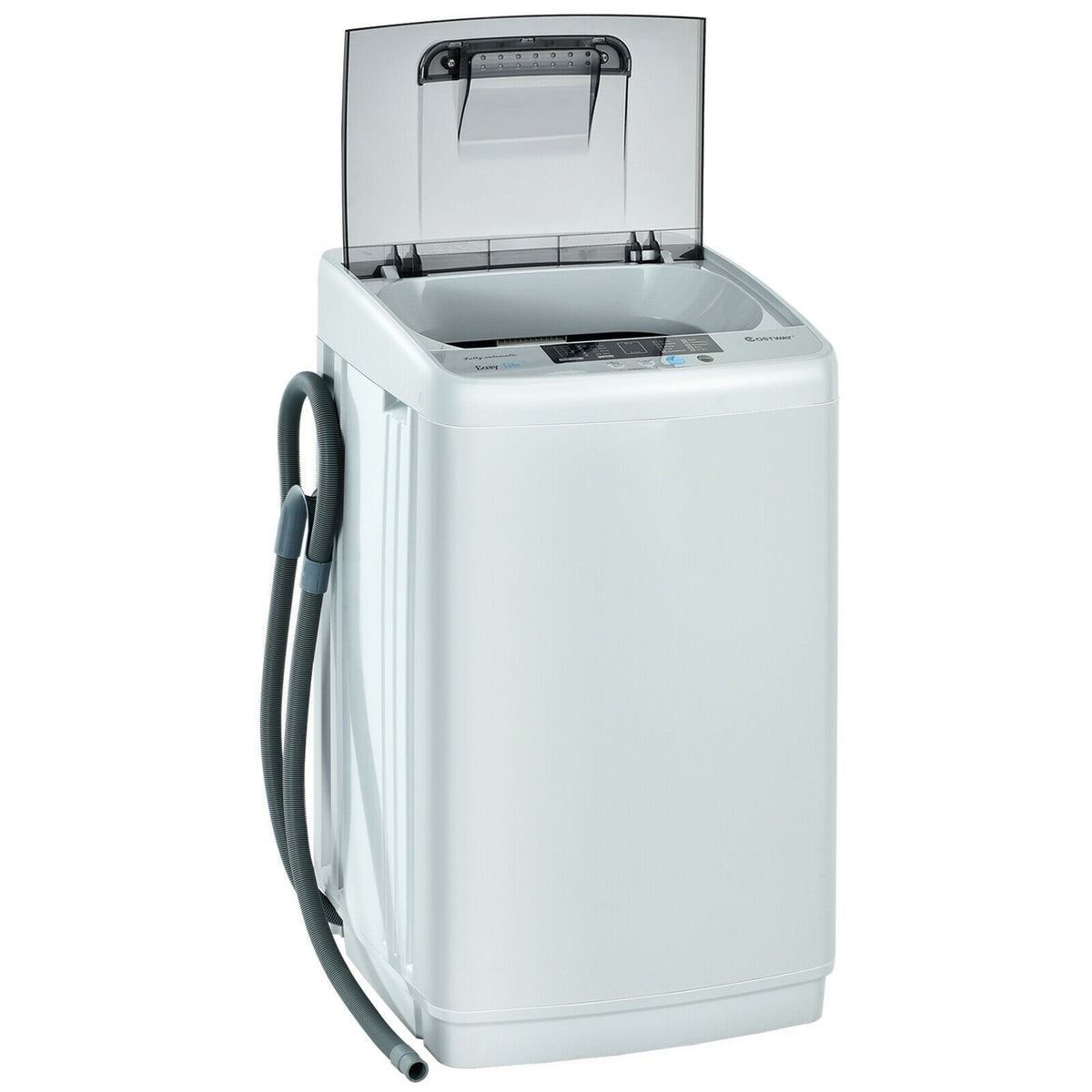 8.8 lbs Portable Full-Automatic Laundry Washing Machine with Drain Pump view 4
