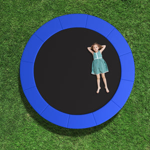 8 Feet Trampoline Pad Replacement Safety Pad with Fixing Straps (Blue) view 2