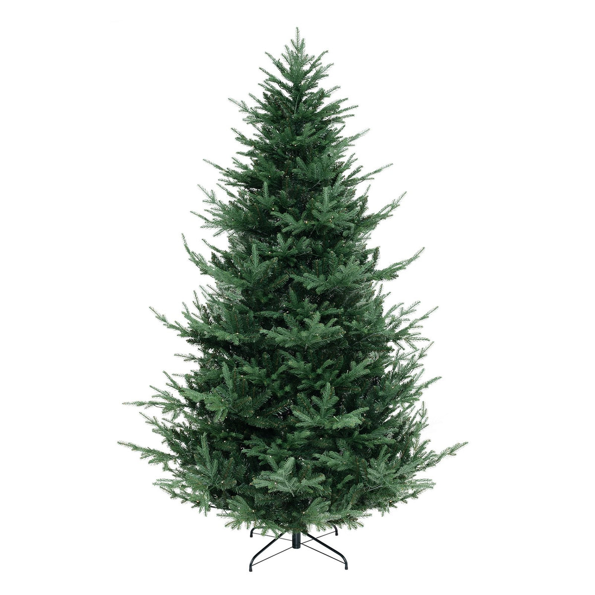 8 FT Pre-Lit Artificial Hinged Xmas Tree with 1480 PVC and PE Branch Tips-XL view 4