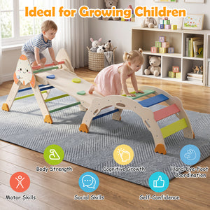 8-in-1 Foldable Climbing Toys for Toddlers Rocket-Themed-Multicolor view 9