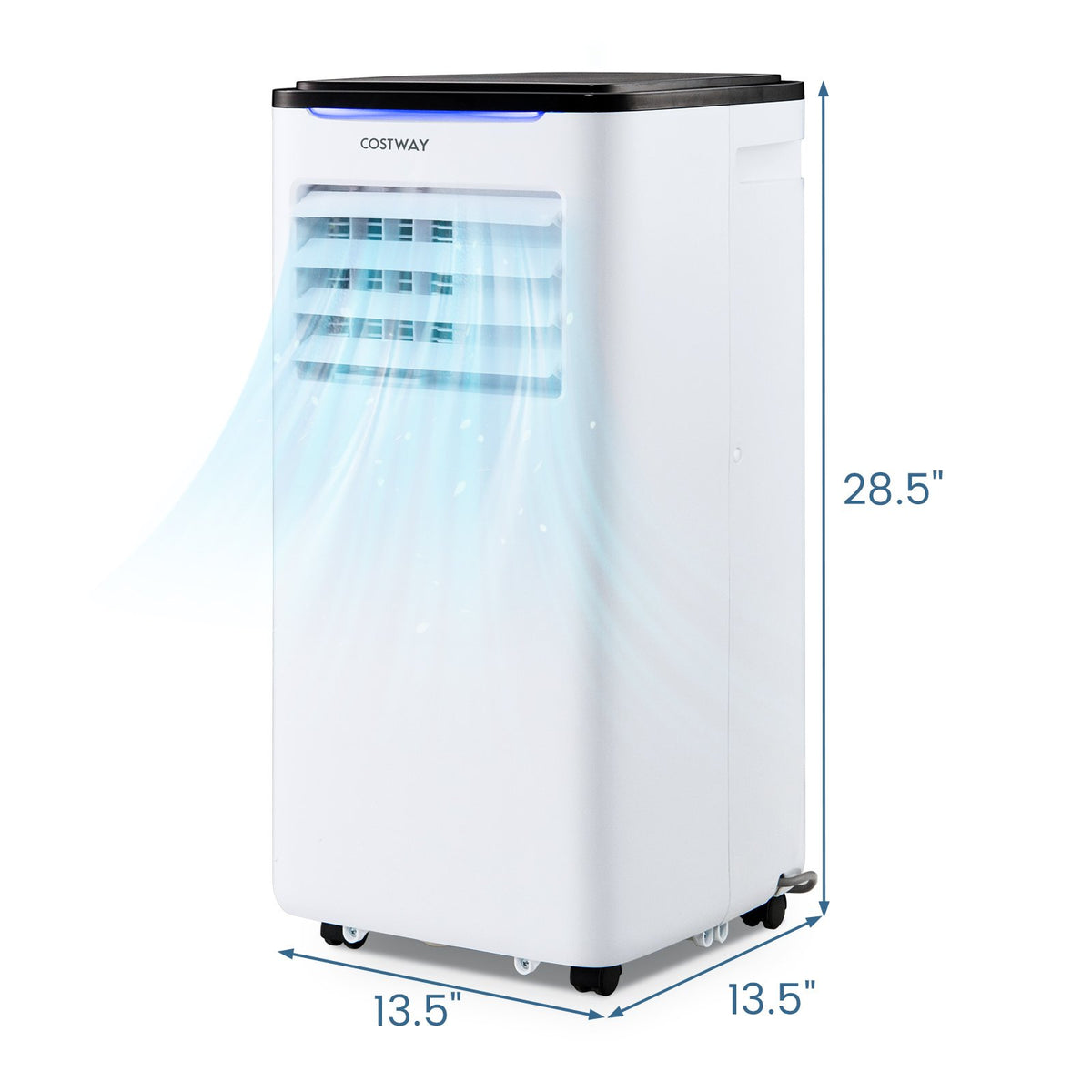 8000/10000 BTU 3-in-1 Portable Air Conditioner with Fan and Dehumidifier Mode-8000 BTU view 5