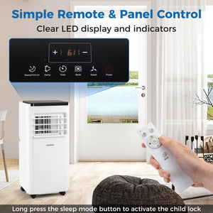 10000 BTU Portable Air Conditioner with Remote Control Cools up to 350 Sq.Ft view 5