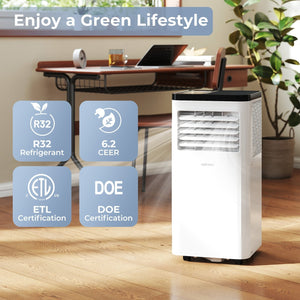 8000 BTU Portable Air Conditioner 3 in 1 Floor AC Unit Fan and Dehumidifier for Room view 7