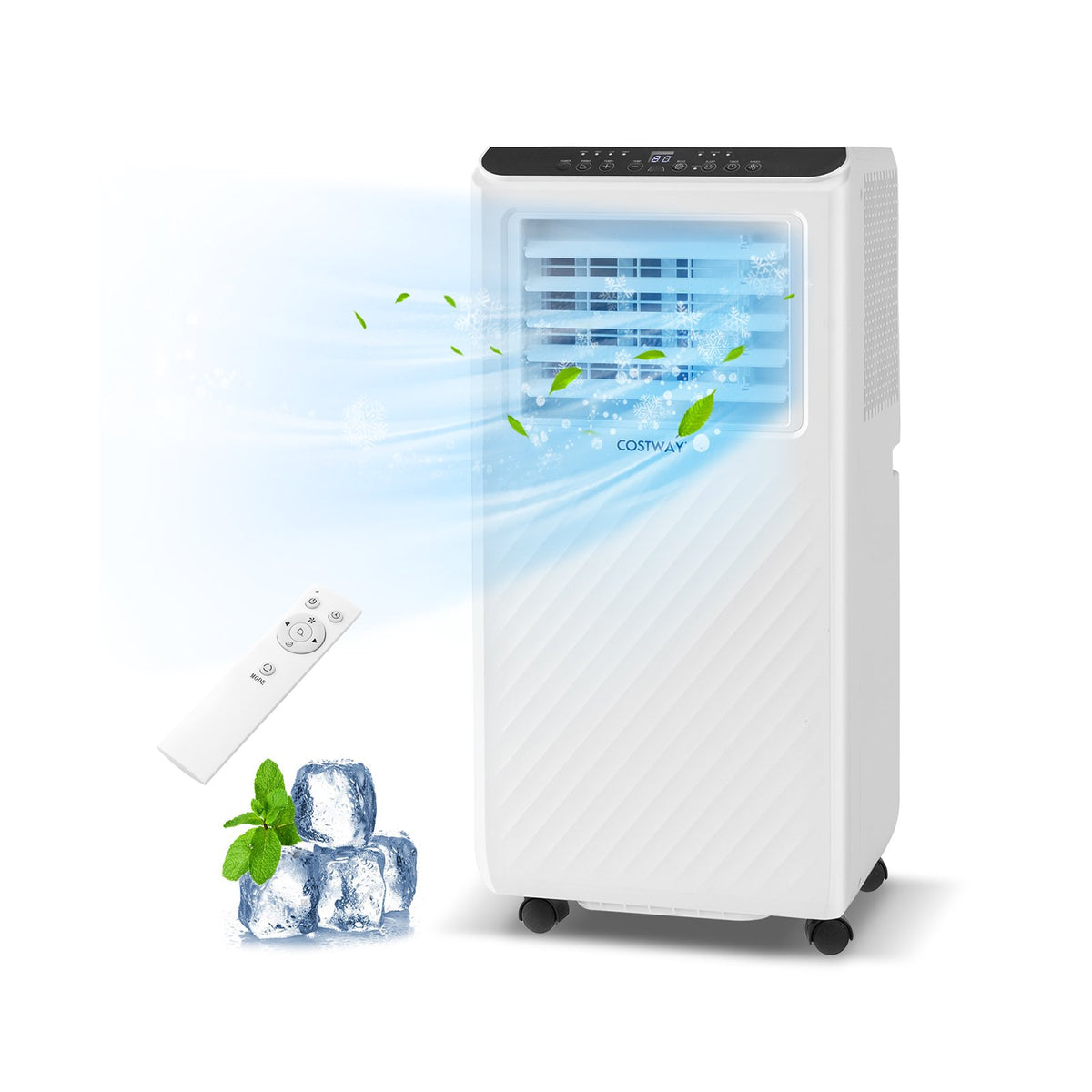 8000 BTU Portable Air Conditioner 3 in 1 Floor AC Unit with Fan and Dehumidifier view 3