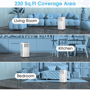 8000 BTU Portable Air Conditioner with Dehumidifier Function and Sleep Mode view 9