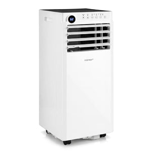 8000 BTU Portable Air Conditioner with Dehumidifier and 24H Timer-White view 2