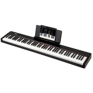 88 Keys Velocity-Sensitive Piano Keyboard with French DREAM Audio Source-Black view 4