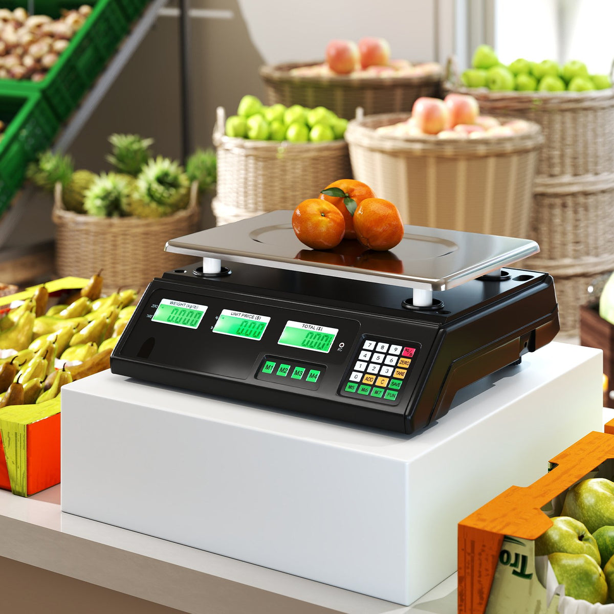 88lb Price Computing Scale Digital Commercial Food Scale with Counting Function view 2