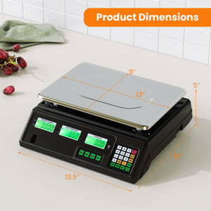 88lb Price Computing Scale Digital Commercial Food Scale with Counting Function view 3