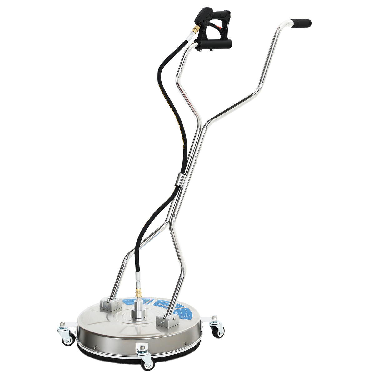 16" Pressure Washer Surface Cleaner with 4 Wheels, Stainless Steel Power Washer Surface Cleaner with 1/4" – view 8