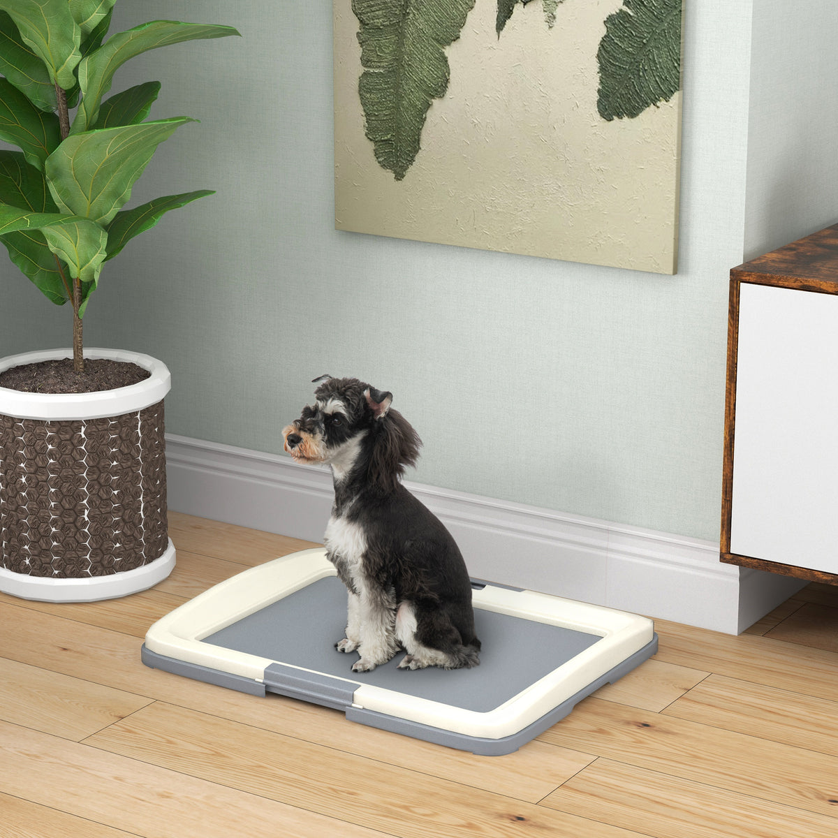 18" x 13" Pee Pad Holder, Dog Potty Tray for Indoor Outdoor – view 14