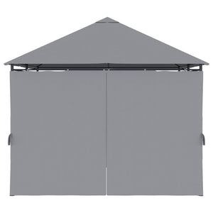 13'x 10' Soft-top Steel Patio Gazebo Canopy Party Tent with 6 Removable Curtains and Drainage Holes, Khaki – view 20