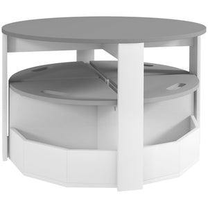 Qaba 5 Piece Kids Table and Chair Set with Storage for Kids Room