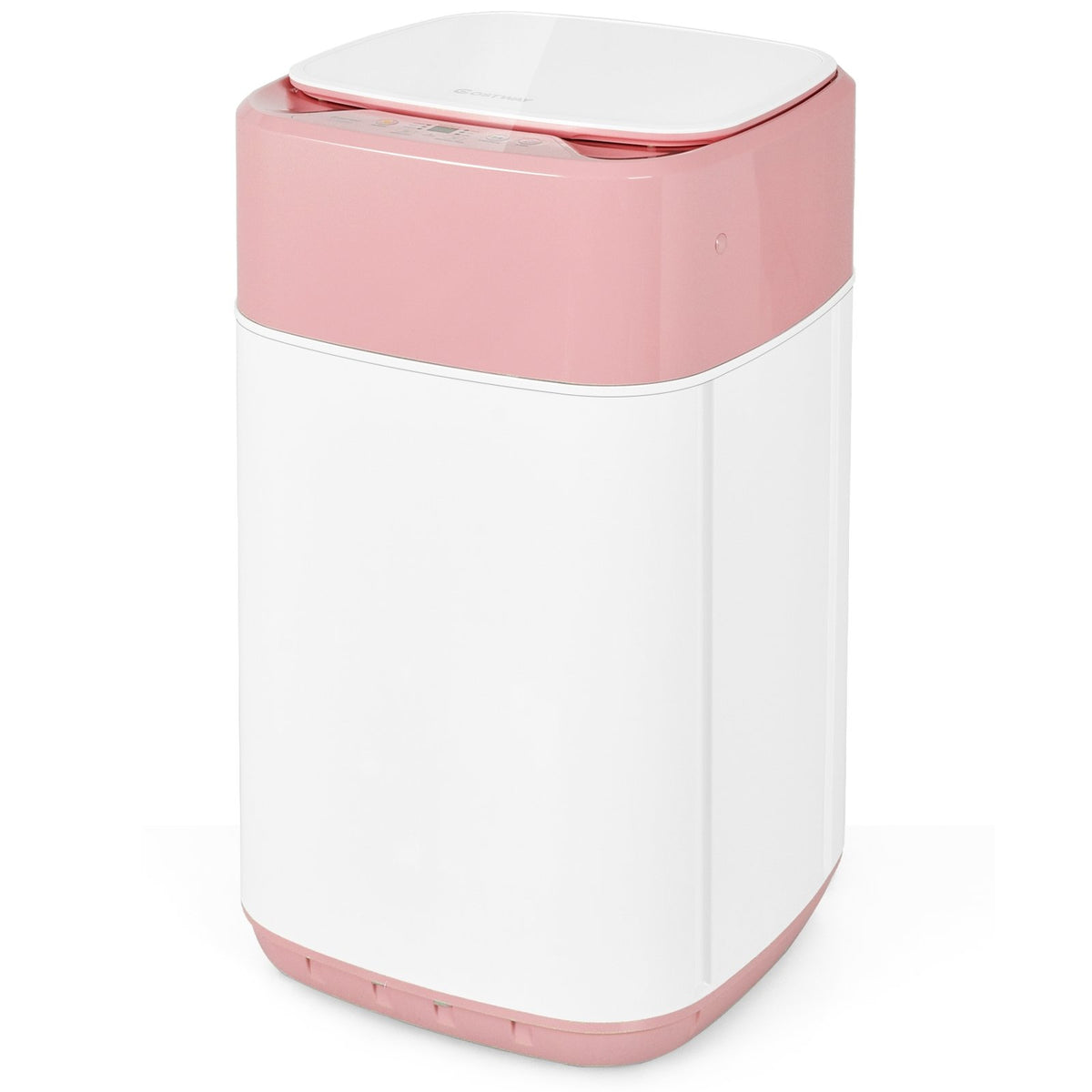 8lbs Portable Fully Automatic Washing Machine with Drain Pump-Pink view 9