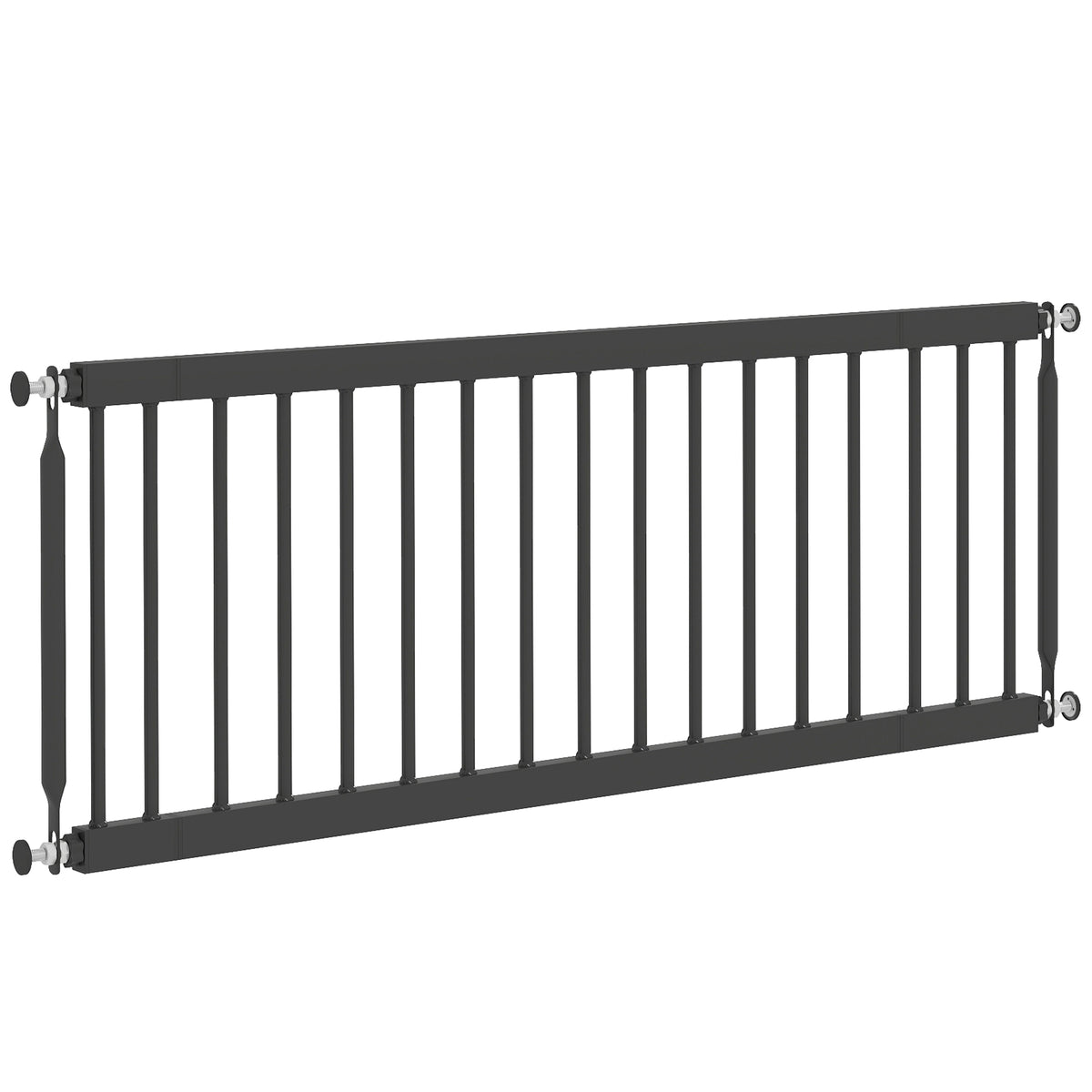 26"-37" Dog Gate, Adjustable Pet Gate, Fits 10" Tall with 2 Extension – view 15