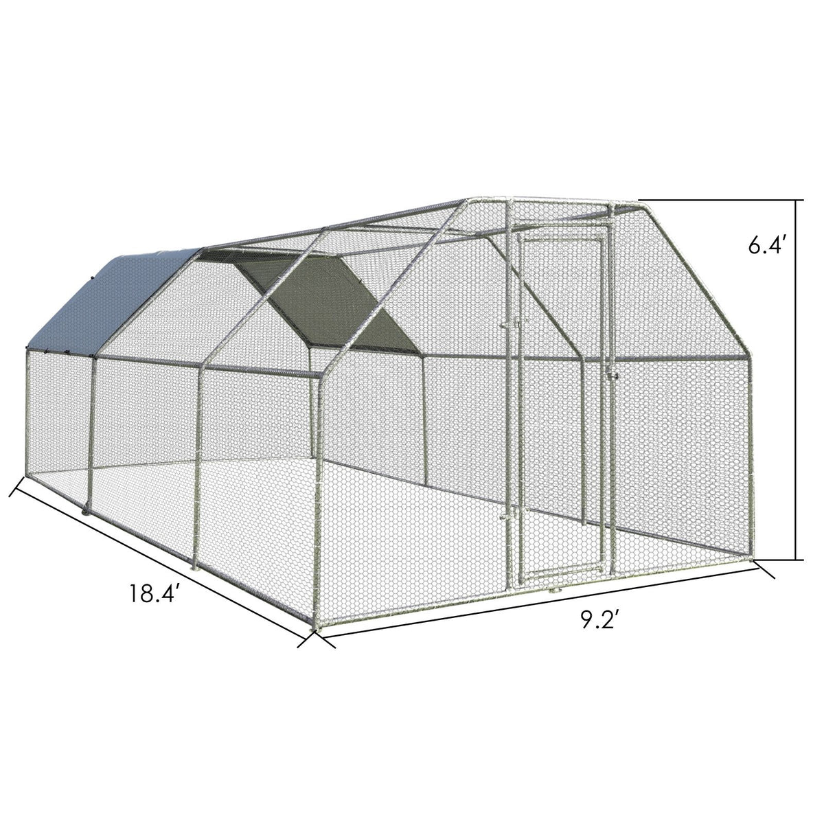 9.5 x 19 Feet Large Walk In Chicken Coop view 4