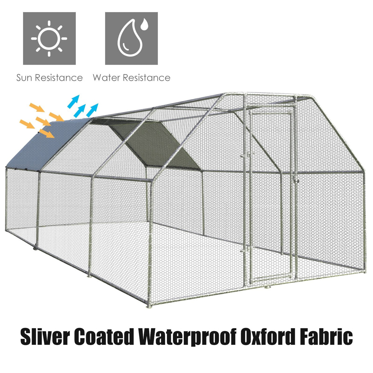 9.5 x 19 Feet Large Walk In Chicken Coop view 5