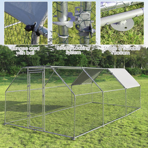 9.5 x 19 Feet Large Walk In Chicken Coop view 9
