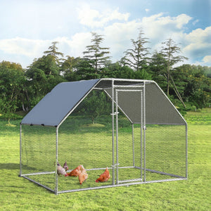 9.5 x 6.5 Feet Large Walk In Chicken Run Cage view 7