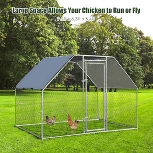 9.5 x 6.5 Feet Large Walk In Chicken Run Cage view 8
