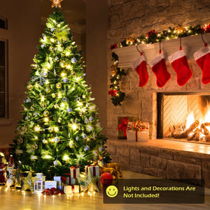 9 Feet Hinged Premium Artificial PVC Christmas Tree with Solid Metal Stand view 5