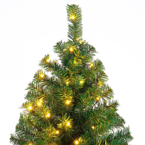 9 Feet Pre-Lit PVC Artificial Christmas Tree with 700 LED Lights view 9