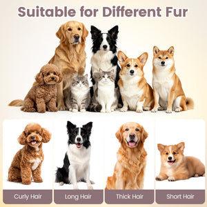9-in-1 Dog Grooming Vacuum Kit for Shedding with 3 Suction Modes and Clippers for Dogs and Cats Home Cleaning view 8