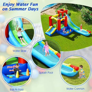 9-in-1 Inflatable Kids Water Slide Bounce House without Blower view 6