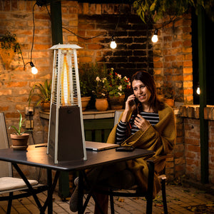 9500 BTU Portable Steel Tabletop Patio Heater with Glass Tube view 2