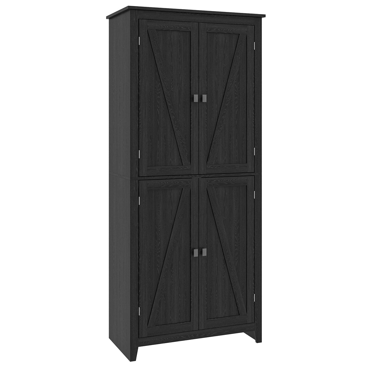 72" Freestanding Storage Cabinet, Kitchen Pantry Cabinet with Doors and Shelves for Dining Room, Natural – view 8